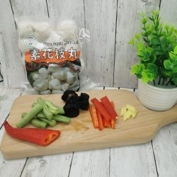 四季豆炒素花枝丸-菜式材料相