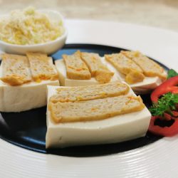 芝士焗素琵琶豆腐-菜色材料相