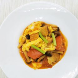 蕃茄蛋素琵琶豆腐-菜式相